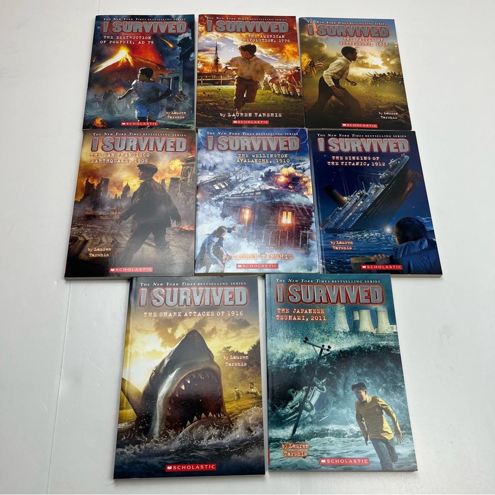 I Survived Books by Lauren Tarshis bundle of 8 Books‎ Children’s Fiction